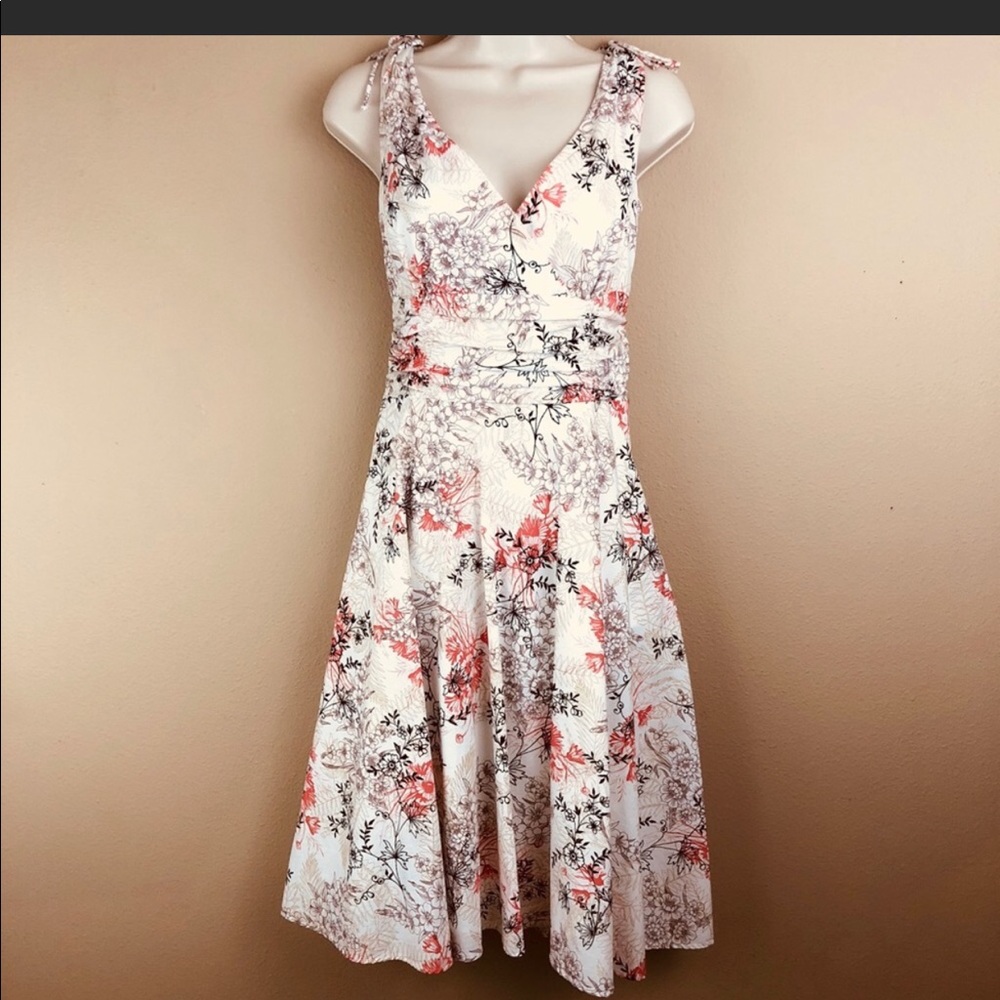 Dress Barn fit and flare dress